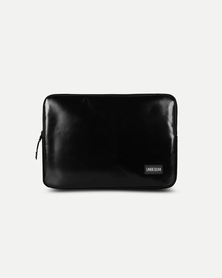 UNBEGUN Herren vegan Laptop-Hülle Schwarz