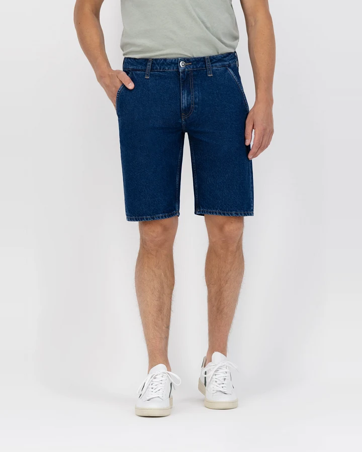 MUD Jeans Herren vegan Shorts Carlo Stone Indigo