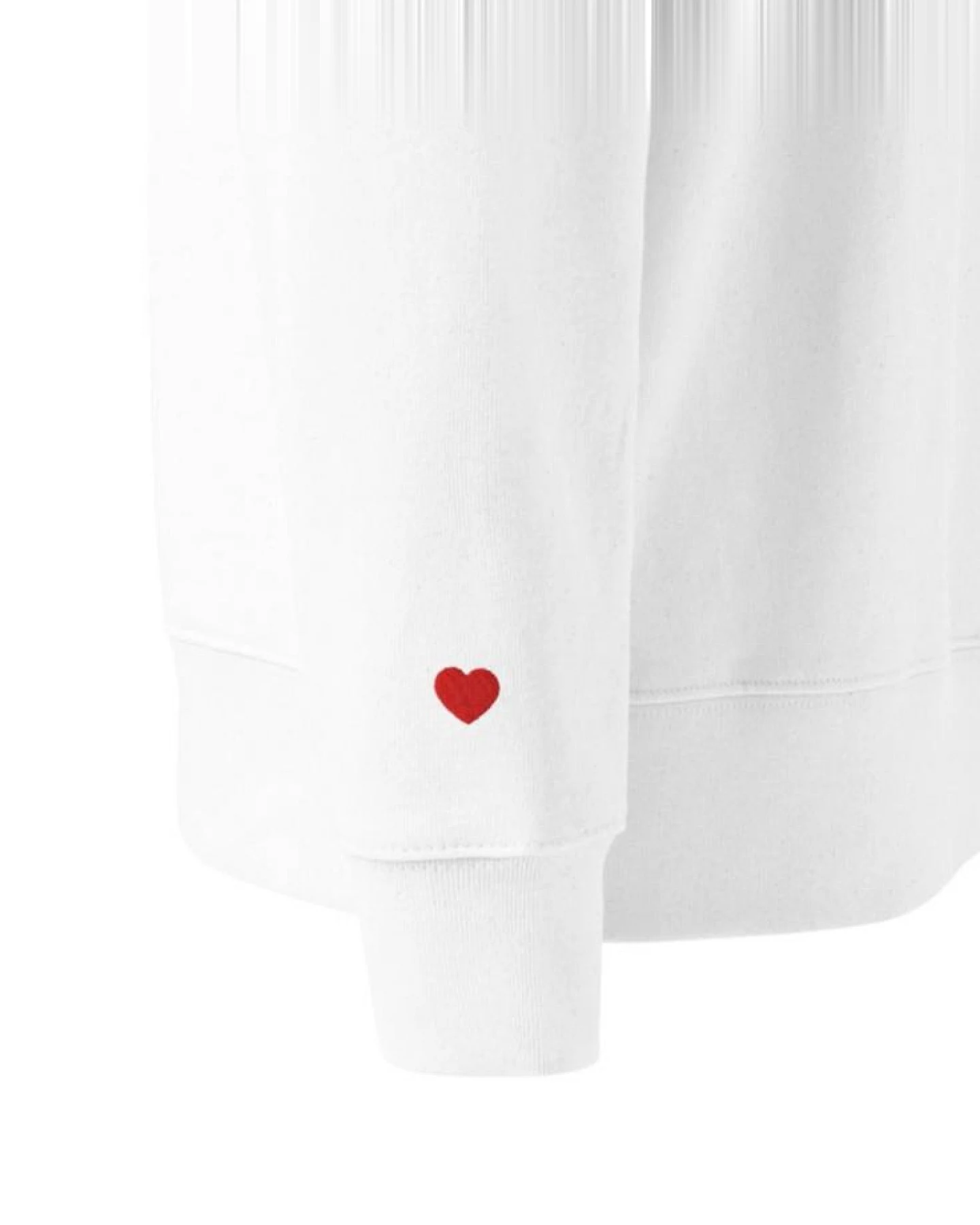 The Refined Spirit Damen vegan Sweatshirt Unisex Ciao Amore Weiß – Ansicht 2