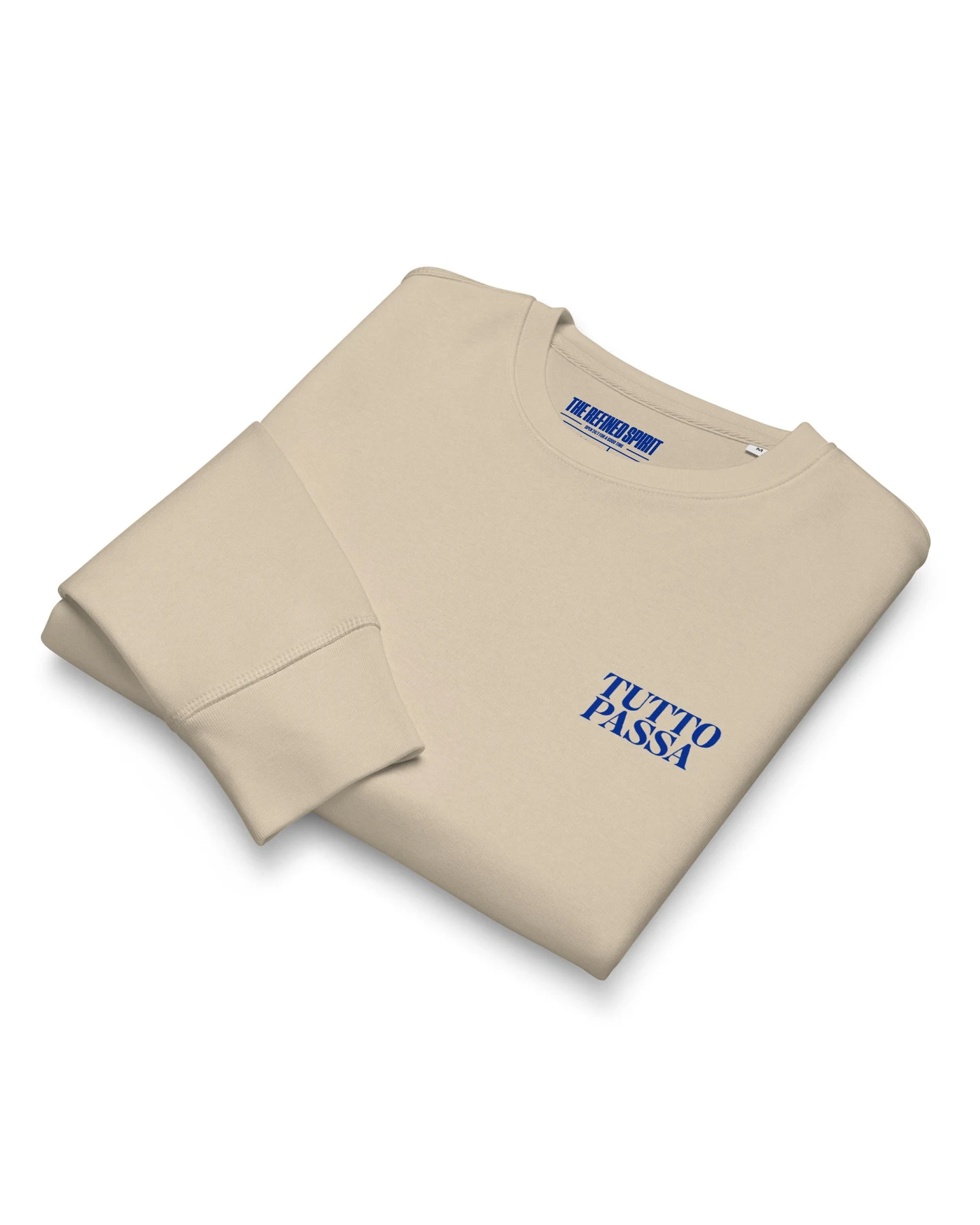 The Refined Spirit Damen vegan Sweatshirt Unisex Tutto Passa Wüstenstaub – Ansicht 2