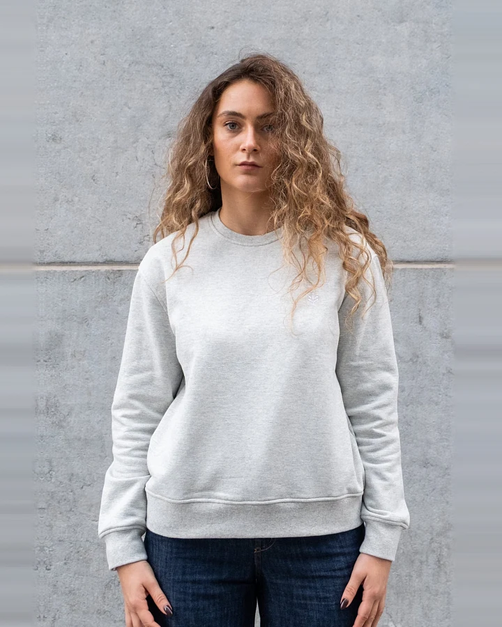 Lucid Collective Damen vegan Sweatshirt Just Heather Grey