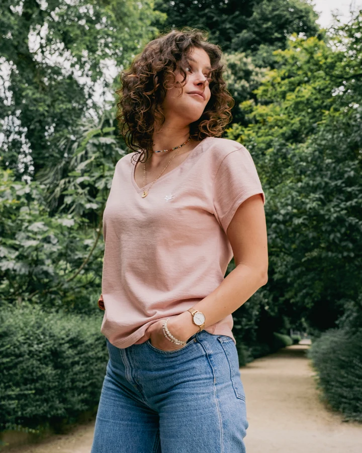 Lucid Collective Damen vegan T-Shirt Harmony Pink