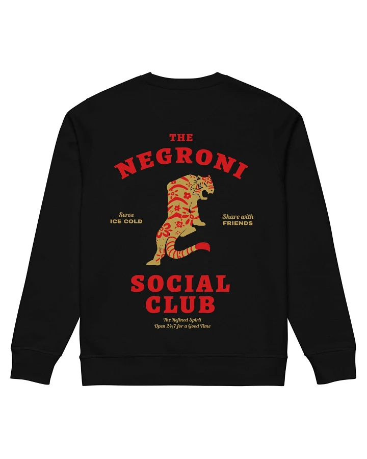 The Refined Spirit Damen vegan Sweatshirt Unisex The Negroni Social Club Schwarz