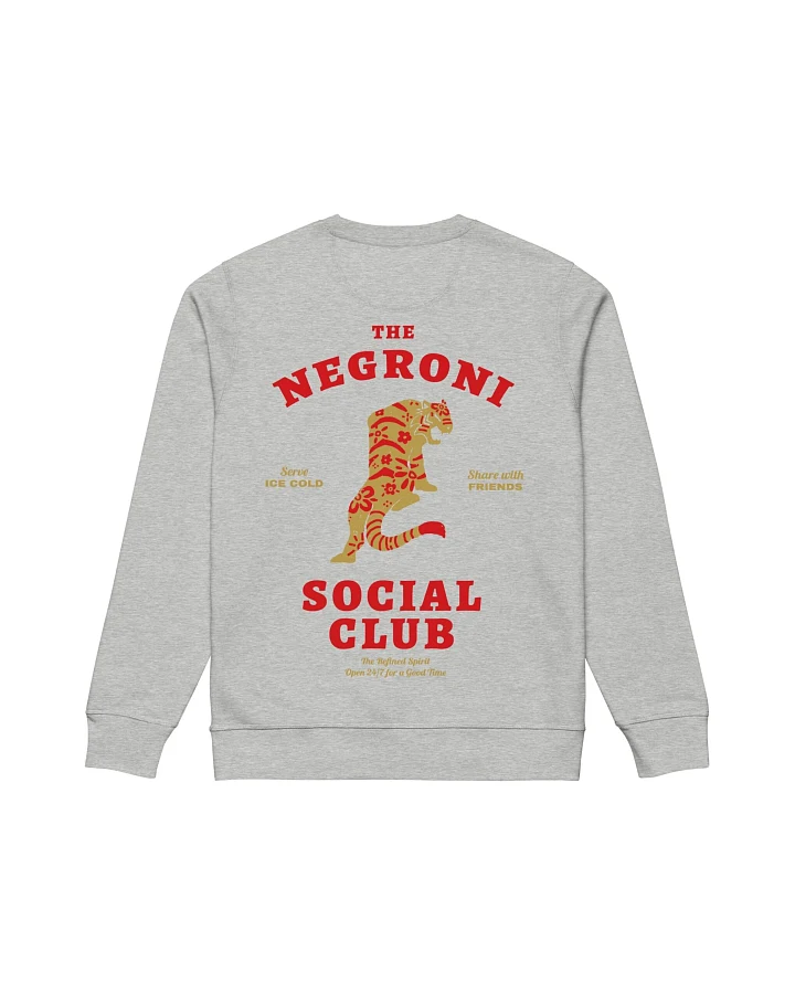 The Refined Spirit Damen vegan Sweatshirt Unisex The Negroni Social Club Heather Grey