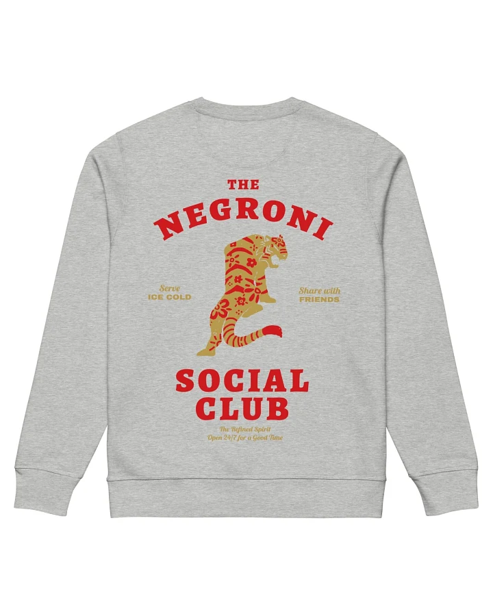The Refined Spirit Damen vegan Sweatshirt Unisex The Negroni Social Club Heather Grey