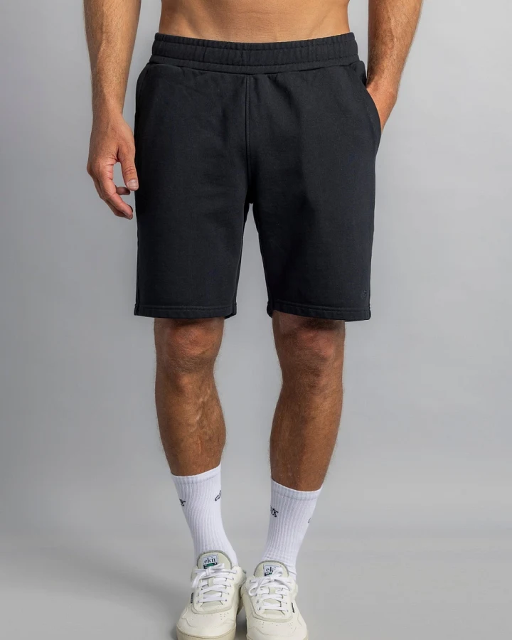DIRTS Herren vegan Sweatshorts Schwarz