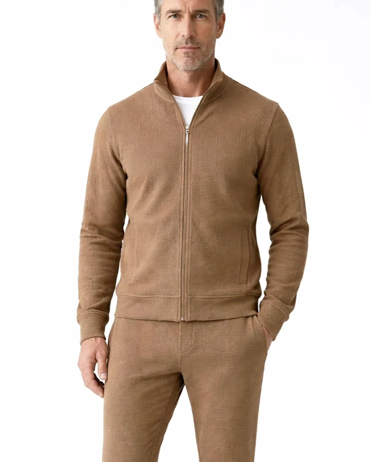 ORGANICATION Herren vegan Jacke Jorrin Gravel
