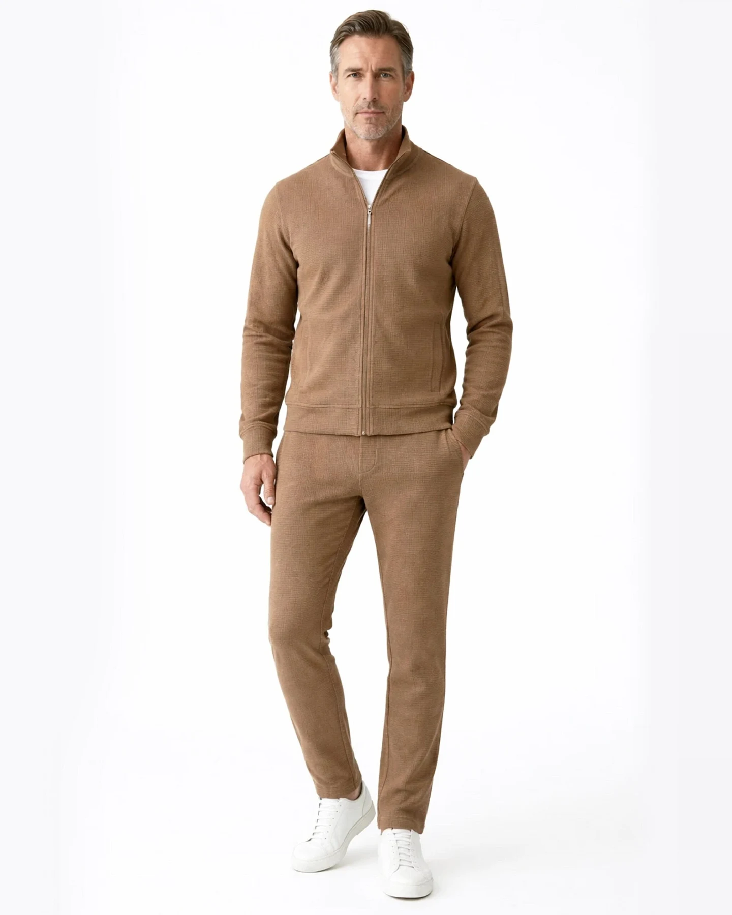 ORGANICATION Herren vegan Jacke Jorrin Gravel – Ansicht 2