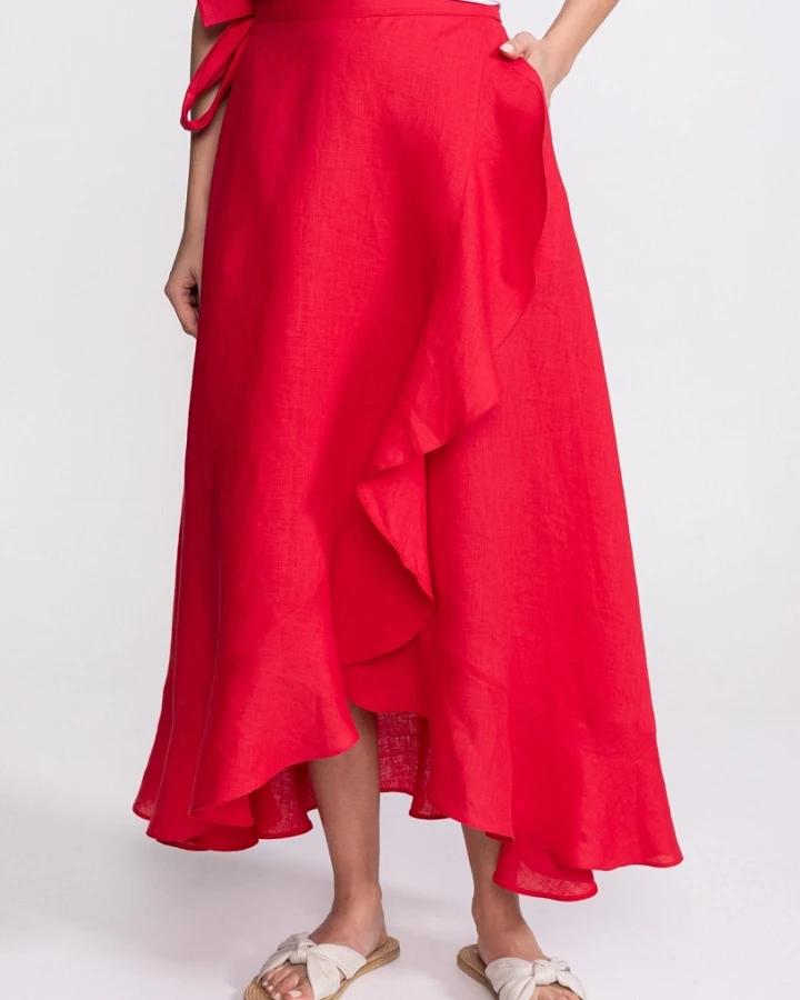 De IONESCU Damen vegan Rock Nera Rot