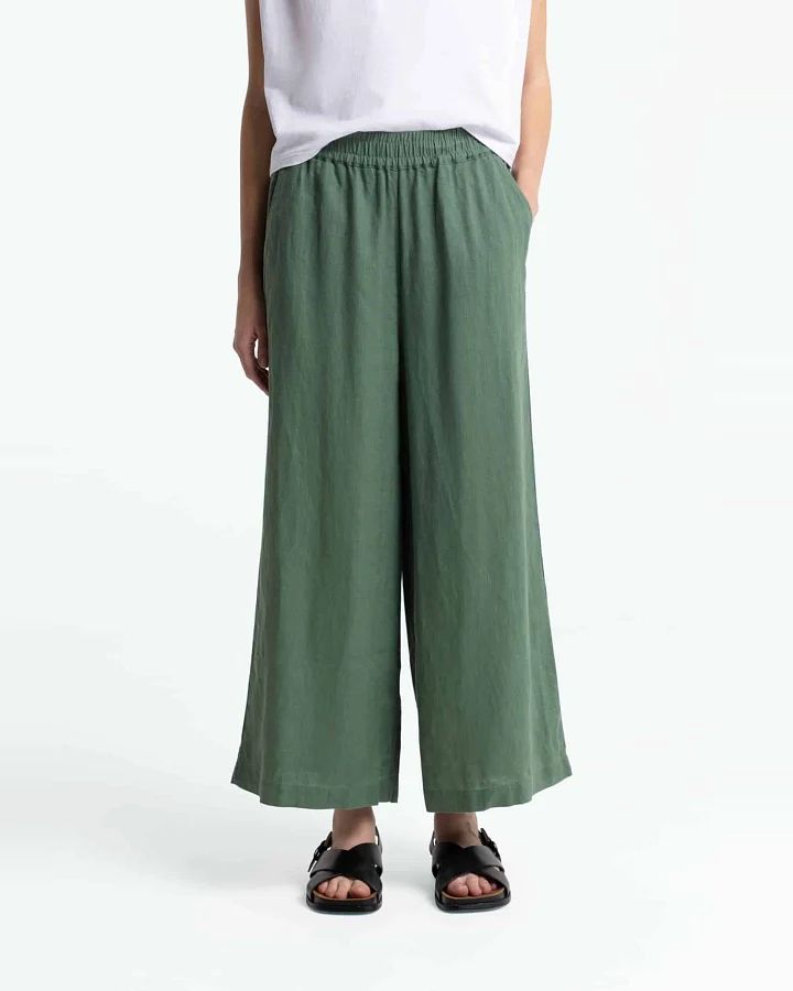 Kings of Indigo Damen vegan Hose Haselgrün