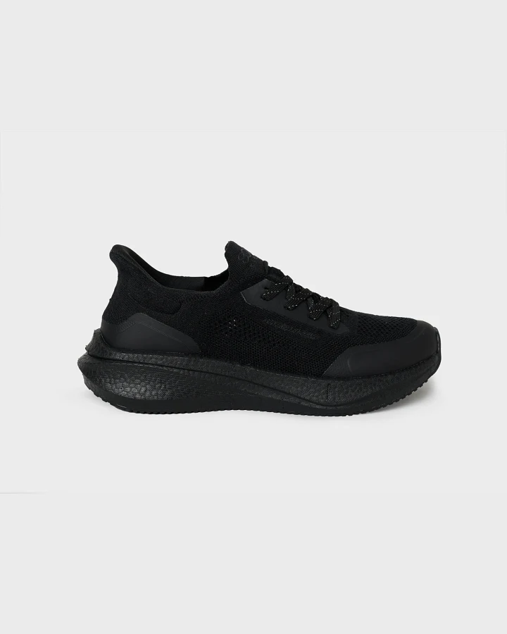 8000kicks EU Damen vegan Schuhe Damen Läufer Voll Schwarz
