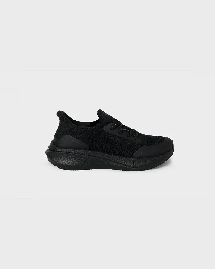 8000kicks EU Herren vegan Schuhe Herren Läufer Voll Schwarz