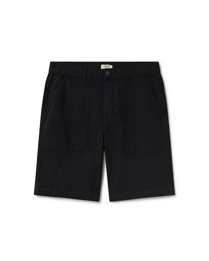 TWOTHIRDS Herren vegan Shorts La Raspa Schwarz