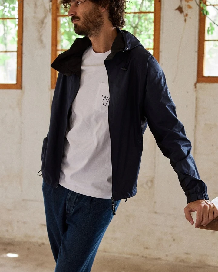 TWOTHIRDS Herren vegan Jacke Aldabra Navy
