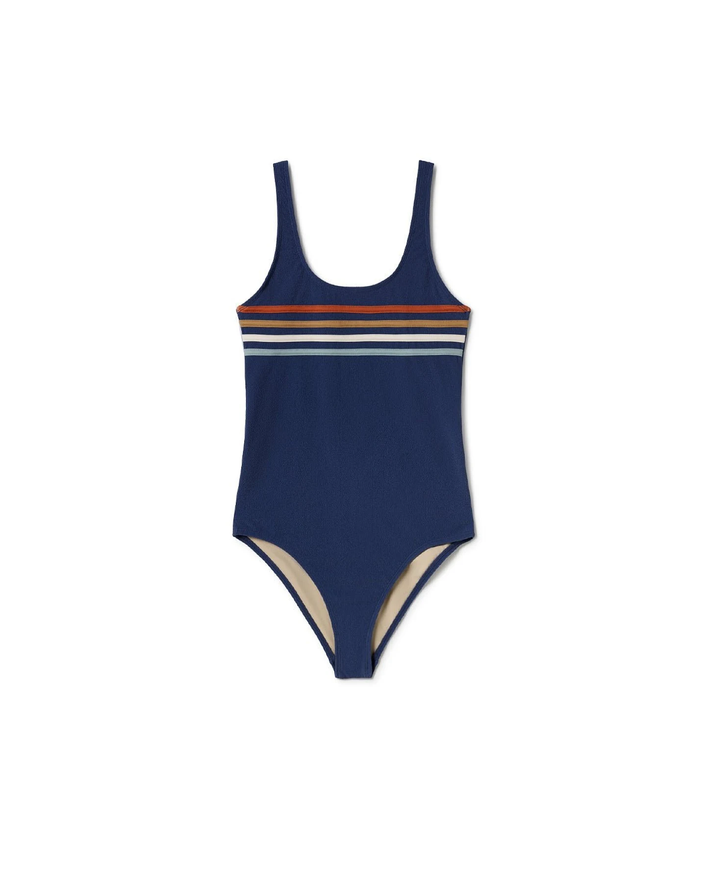 TWOTHIRDS Damen vegan Badeanzug Remire Blau – Ansicht 2