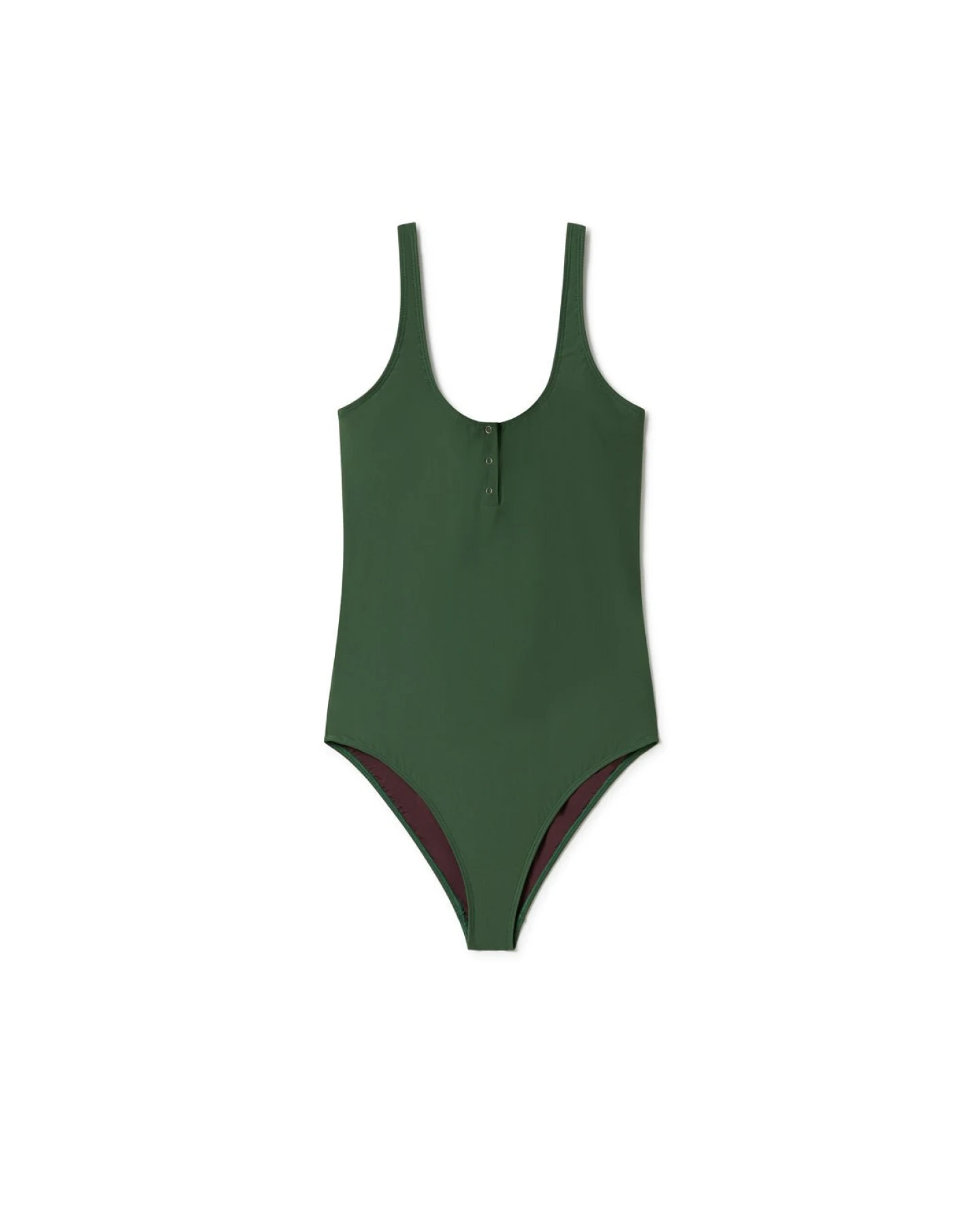 TWOTHIRDS Damen vegan Badeanzug Pakin Grün – Ansicht 2