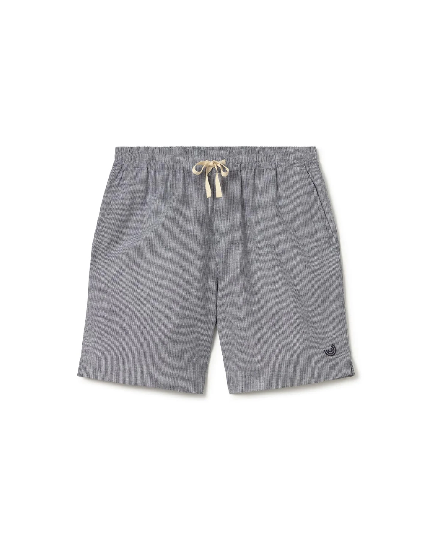 TWOTHIRDS Herren vegan Shorts Liles Marineblau Gestreift – Ansicht 2