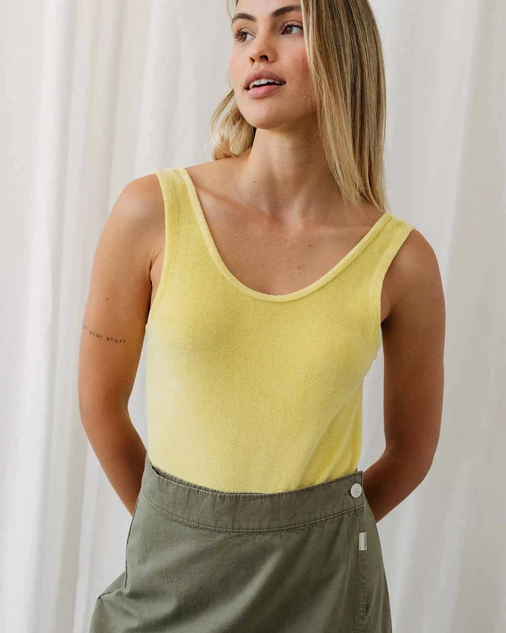 TWOTHIRDS Damen vegan Bodysuit Ekon Gelb