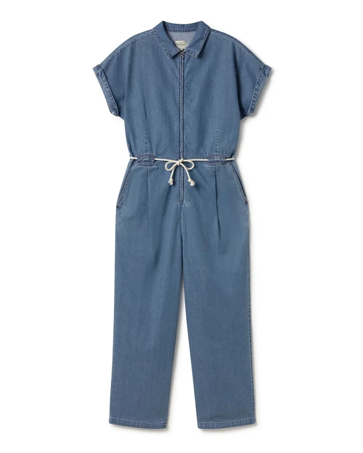 TWOTHIRDS Damen vegan Jumpsuit Lanai Hellblau