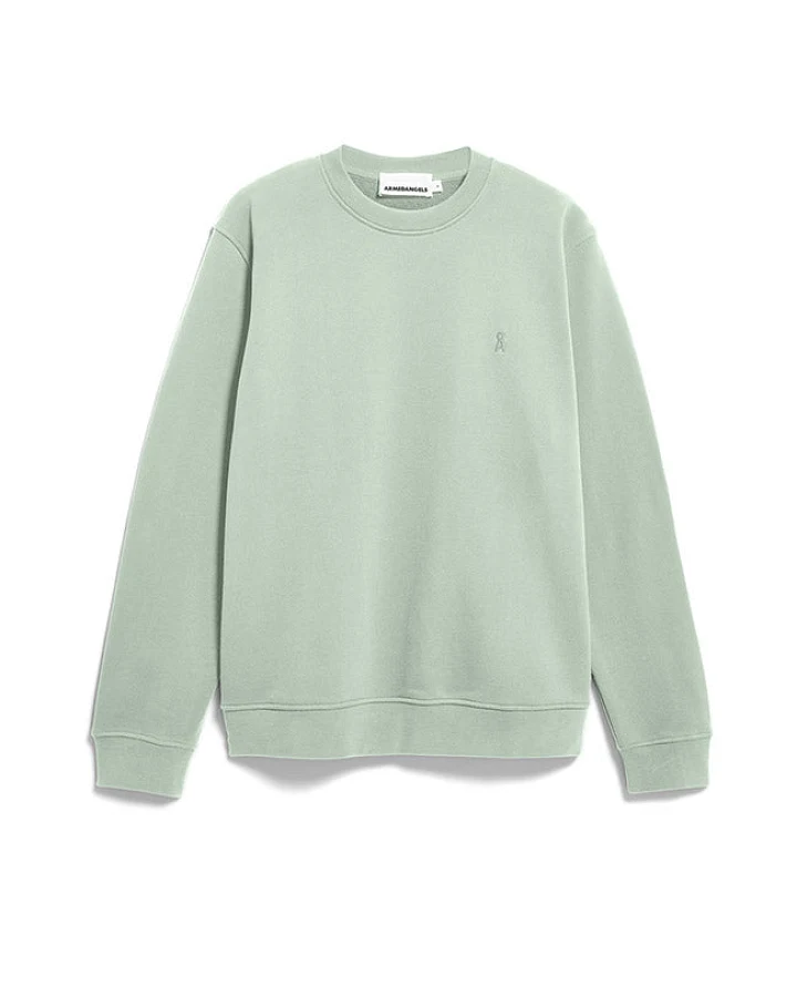 ARMEDANGELS Herren vegan Sweatshirt Baaro Loop Schaumgrün