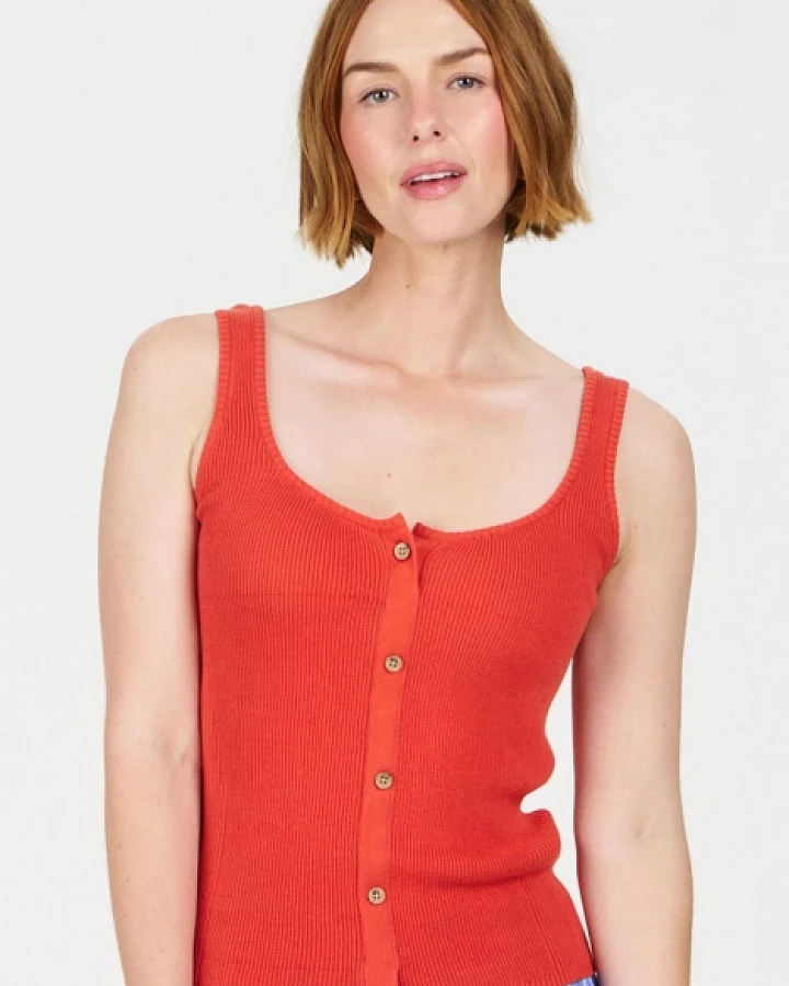 KOMODO Damen vegan Weste Cove Orange