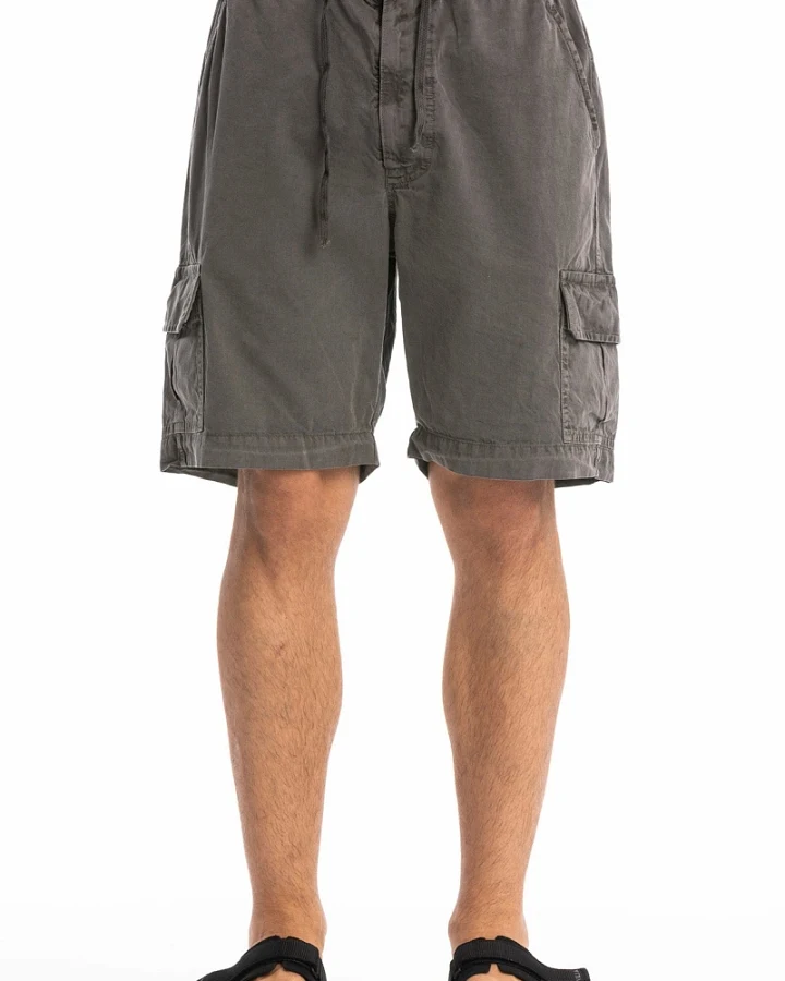 RAVENS VIEW IBIZA Herren vegan Kurze Hose Wüste Anthrazit