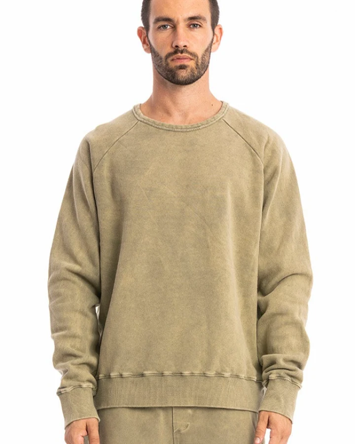 RAVENS VIEW IBIZA Herren vegan Sweatshirt Roc Ivy Grün