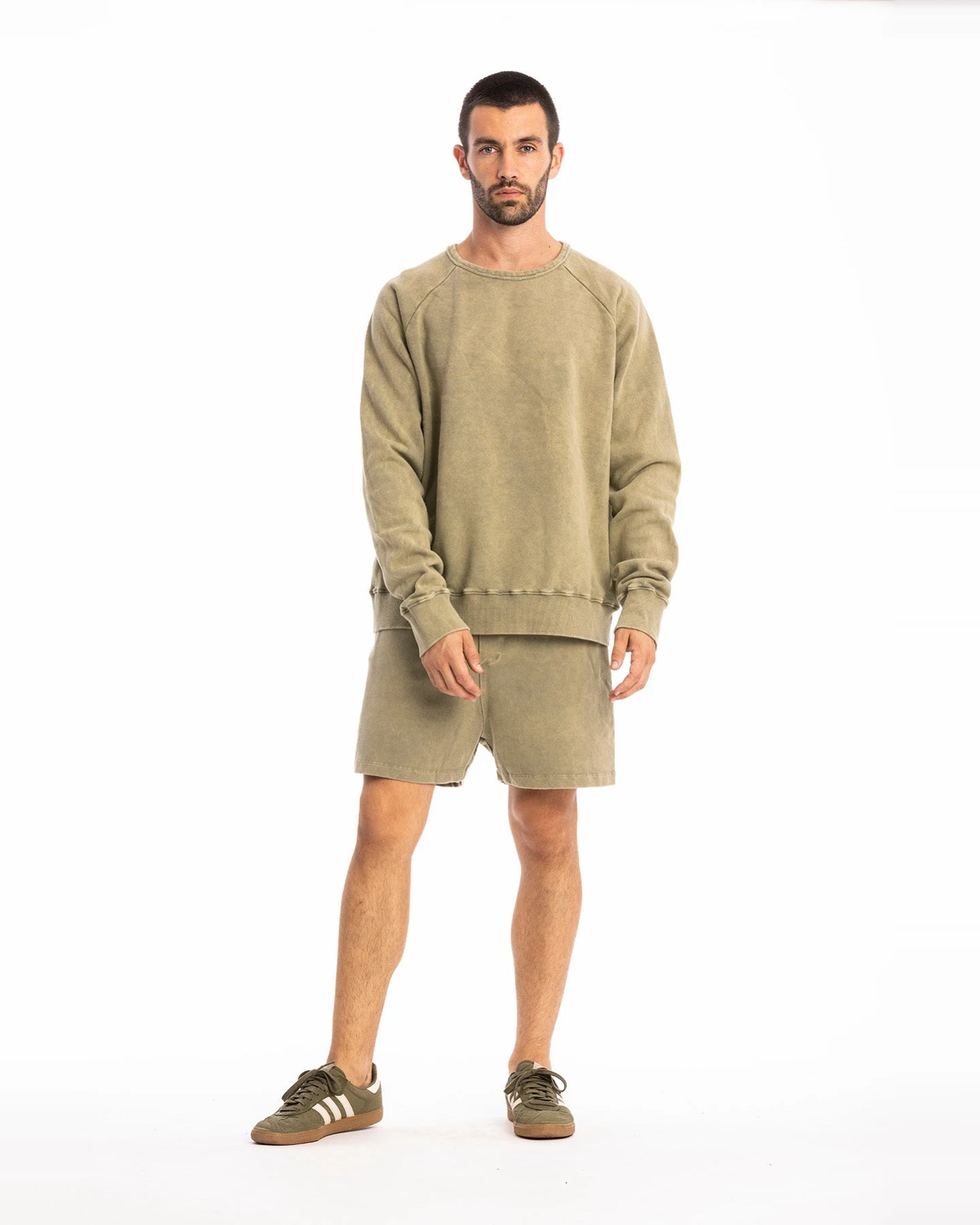 RAVENS VIEW IBIZA Herren vegan Sweatshirt Roc Ivy Grün – Ansicht 2
