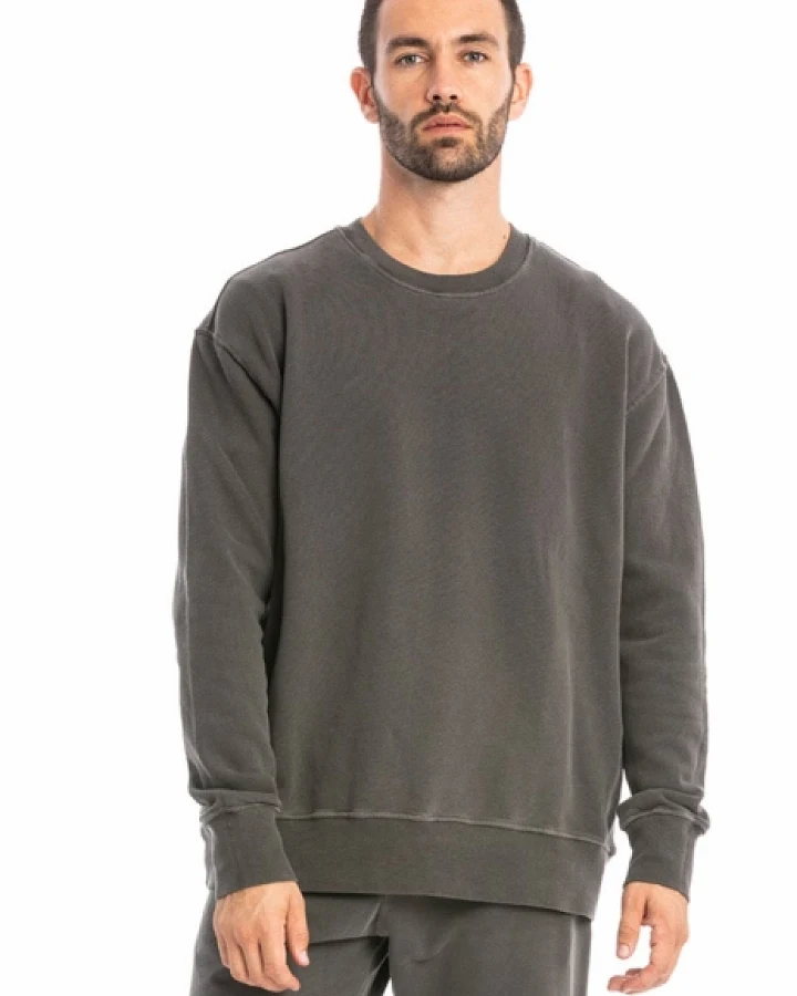 RAVENS VIEW IBIZA Herren vegan Sweatshirt Mistral Anthrazit