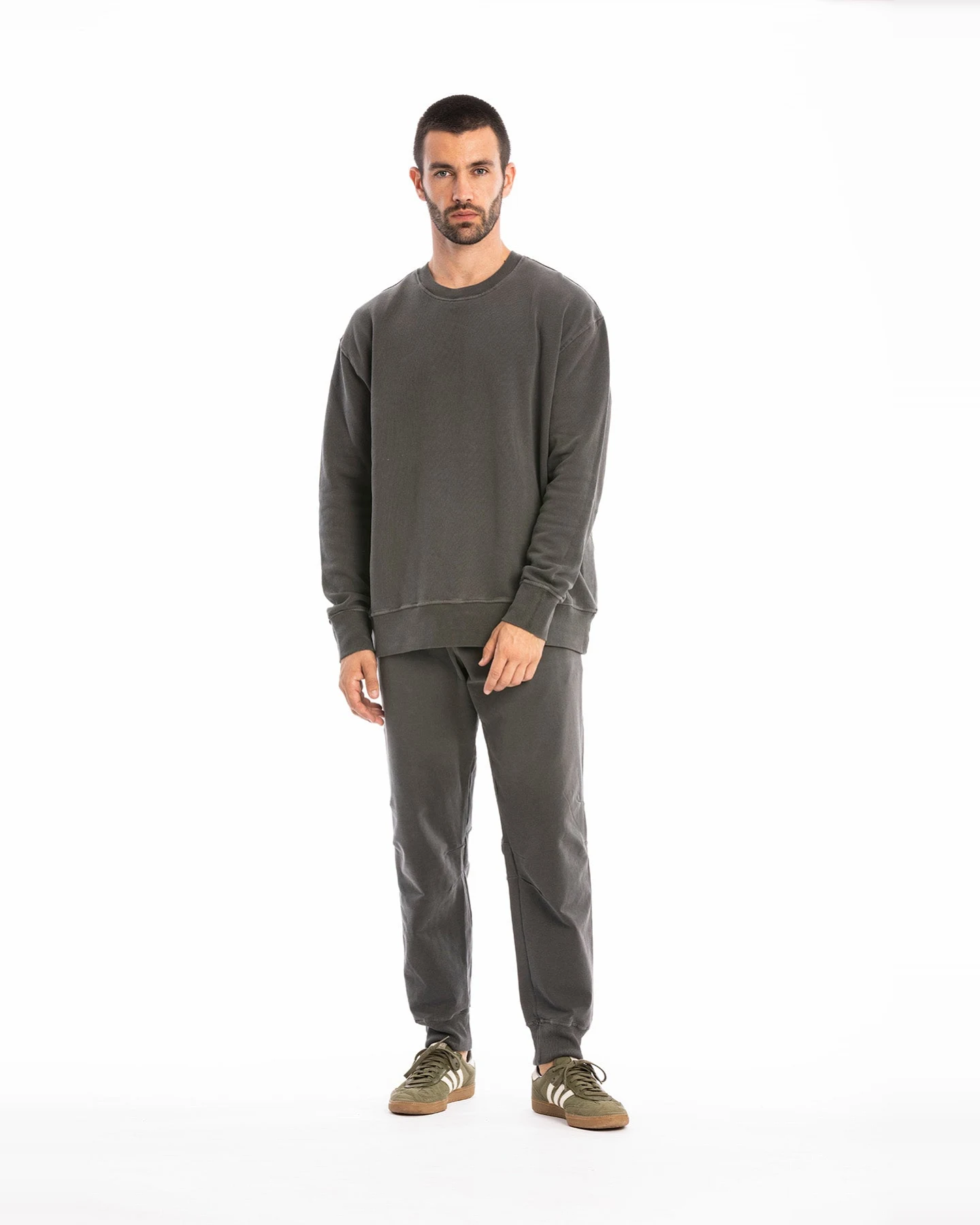 RAVENS VIEW IBIZA Herren vegan Sweatshirt Mistral Anthrazit – Ansicht 2