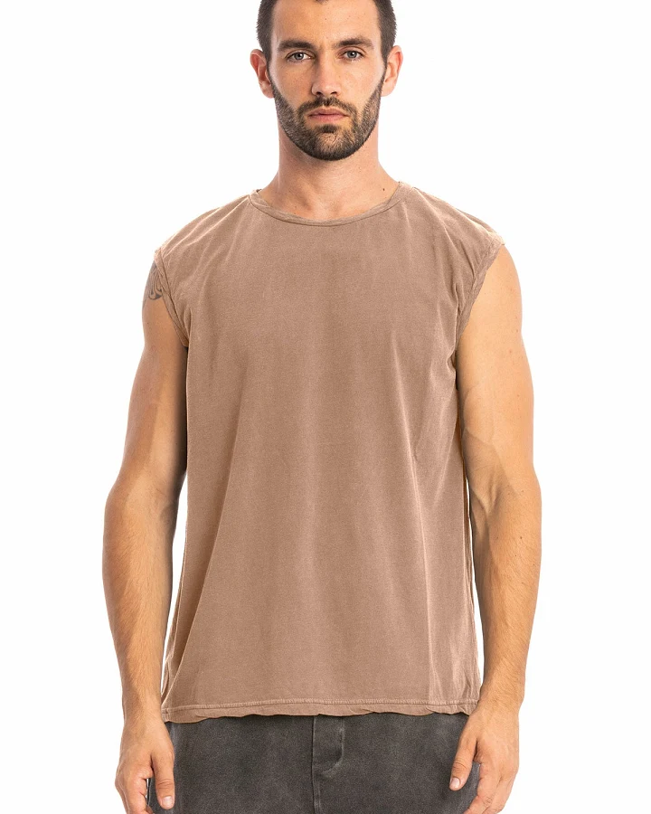 RAVENS VIEW IBIZA Herren vegan T-Shirt Bodhi Ns Taupe Braun