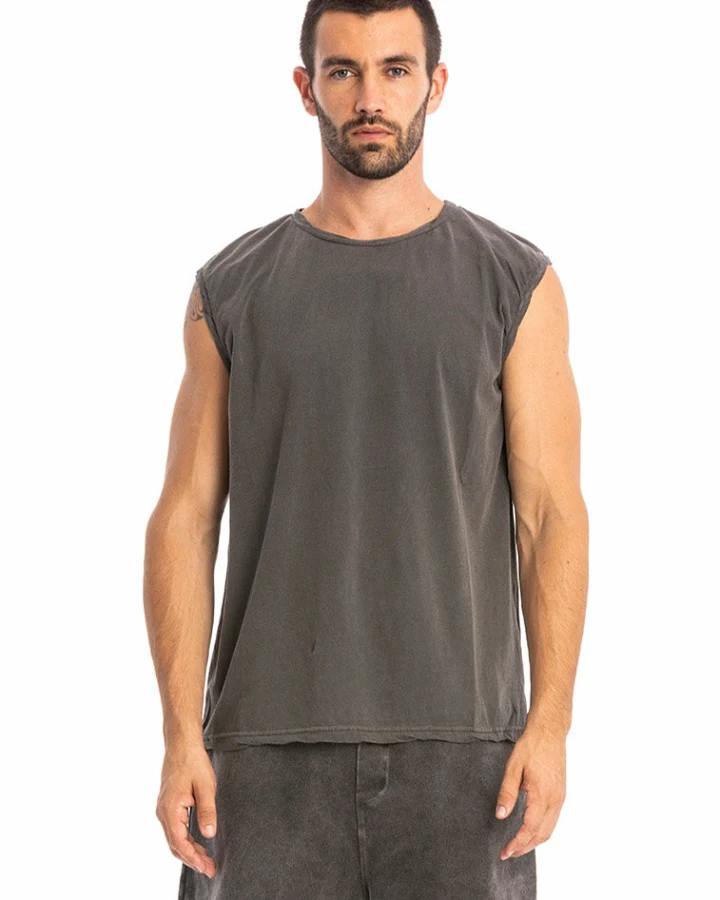 RAVENS VIEW IBIZA Herren vegan T-Shirt Bodhi Ns Anthrazit