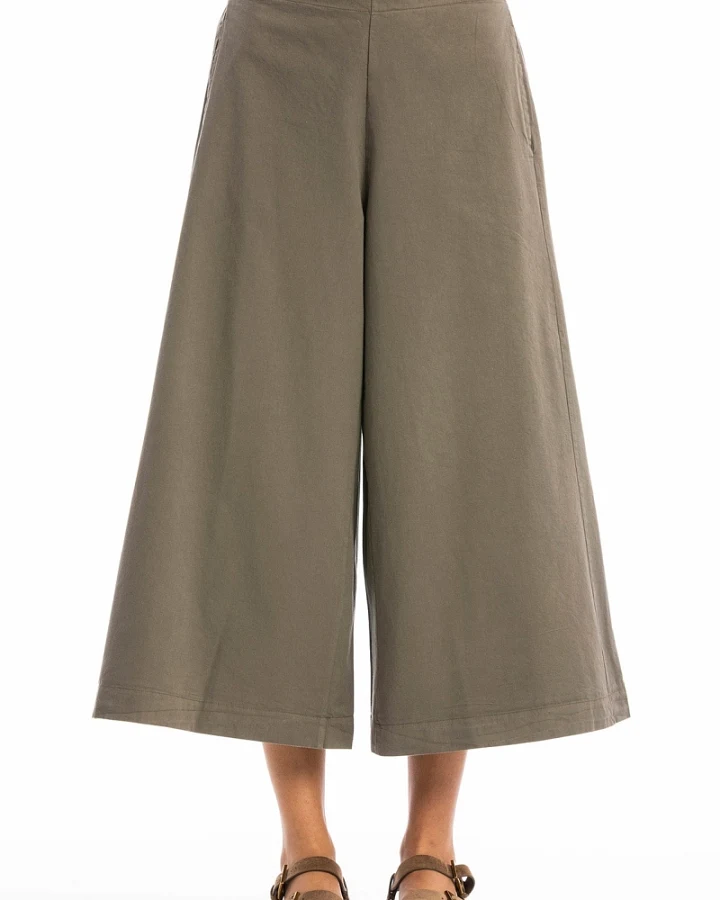 RAVENS VIEW IBIZA Damen vegan Hose Paloma Bison Braun