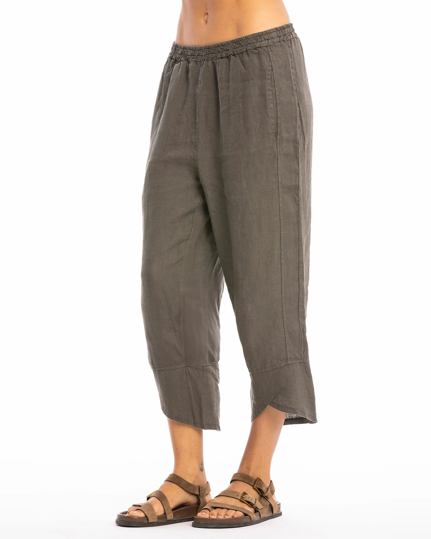 RAVENS VIEW IBIZA Damen vegan Hose Duo Bison Braun – Ansicht 2