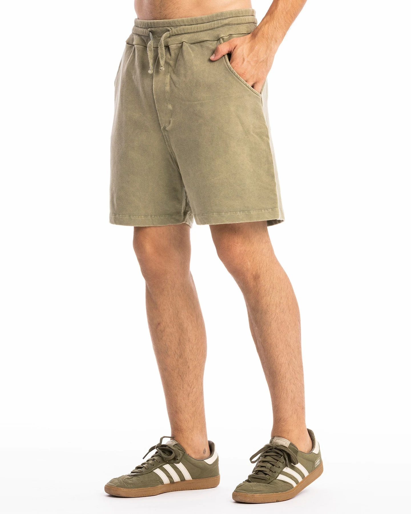 RAVENS VIEW IBIZA Herren vegan Shorts Cala Ivy Green – Ansicht 2