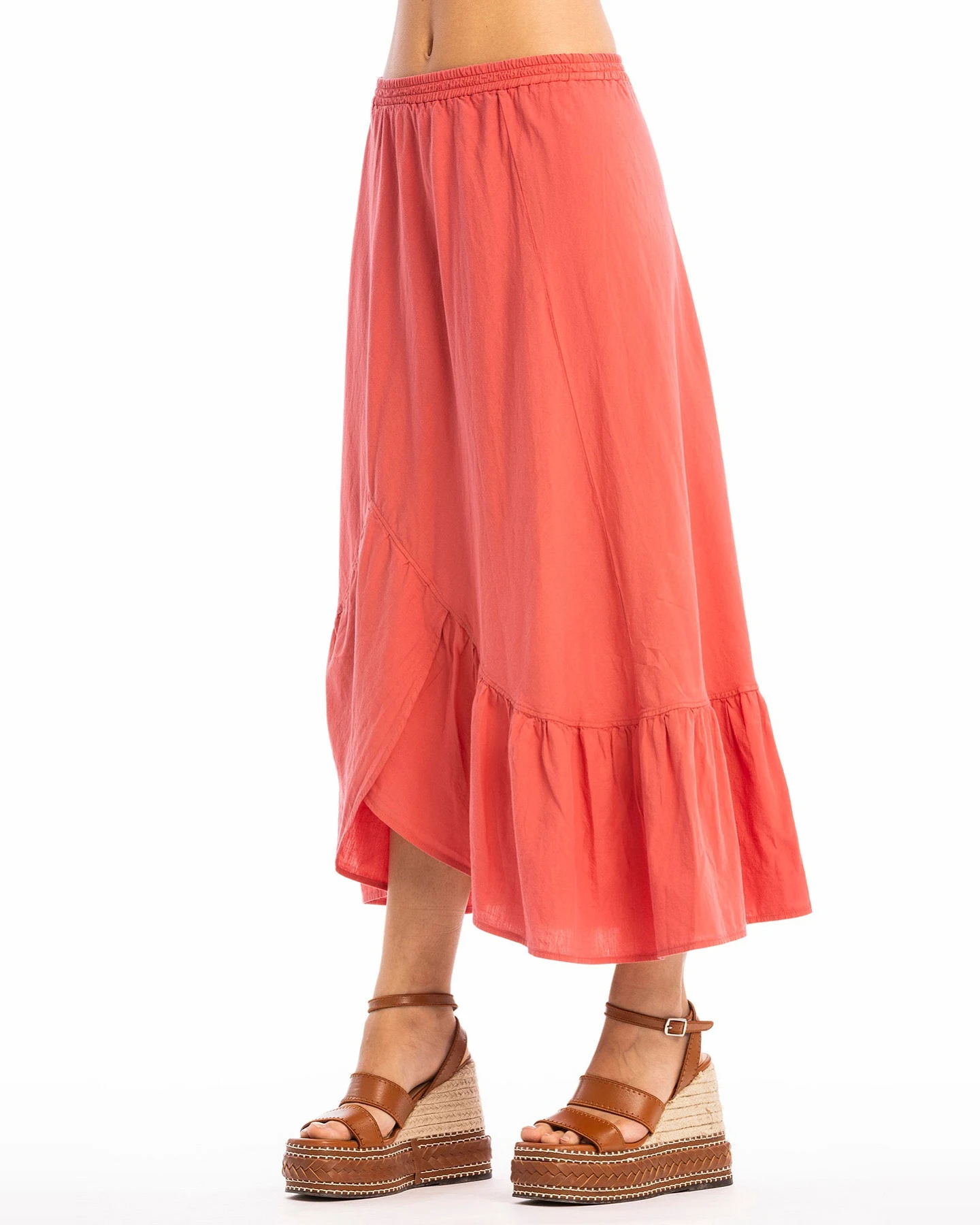 RAVENS VIEW IBIZA Damen vegan Rock Goa Lehm Rot – Ansicht 2