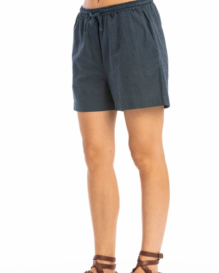 RAVENS VIEW IBIZA Damen vegan Shorts Alba Ozeanblau