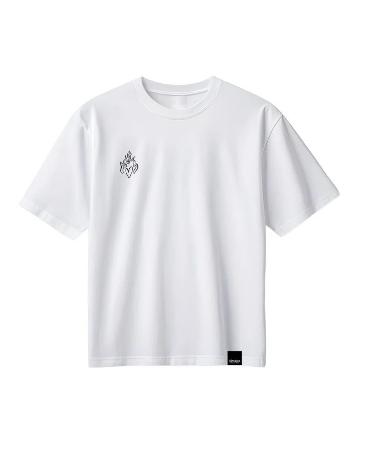 Kintobe Damen vegan T-Shirt Nova Boxy Fit Weiß