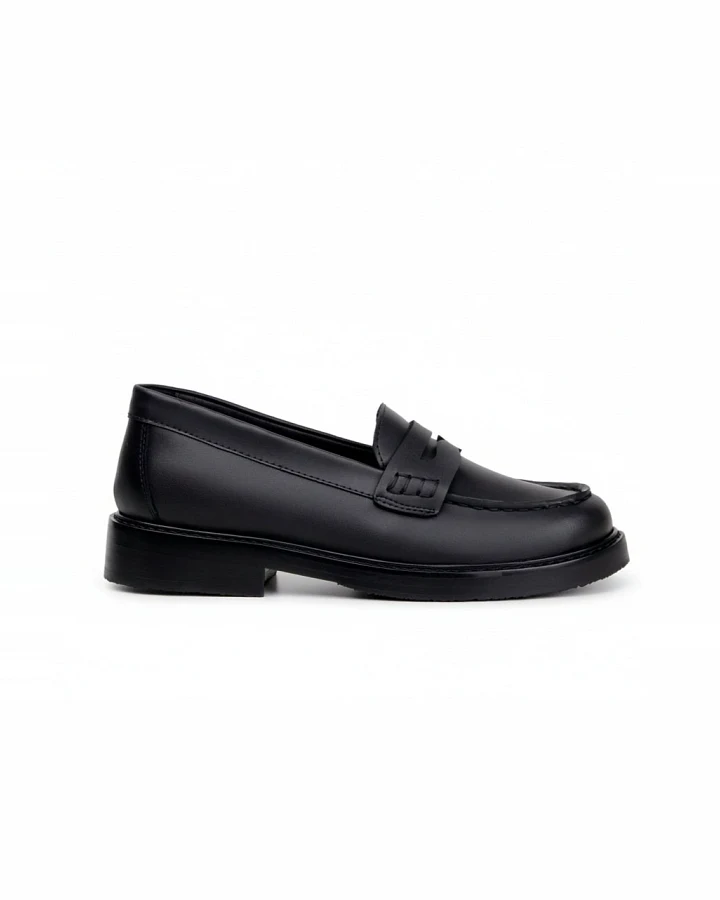 Green Laces Herren vegan Loafers Leffe Schwarz
