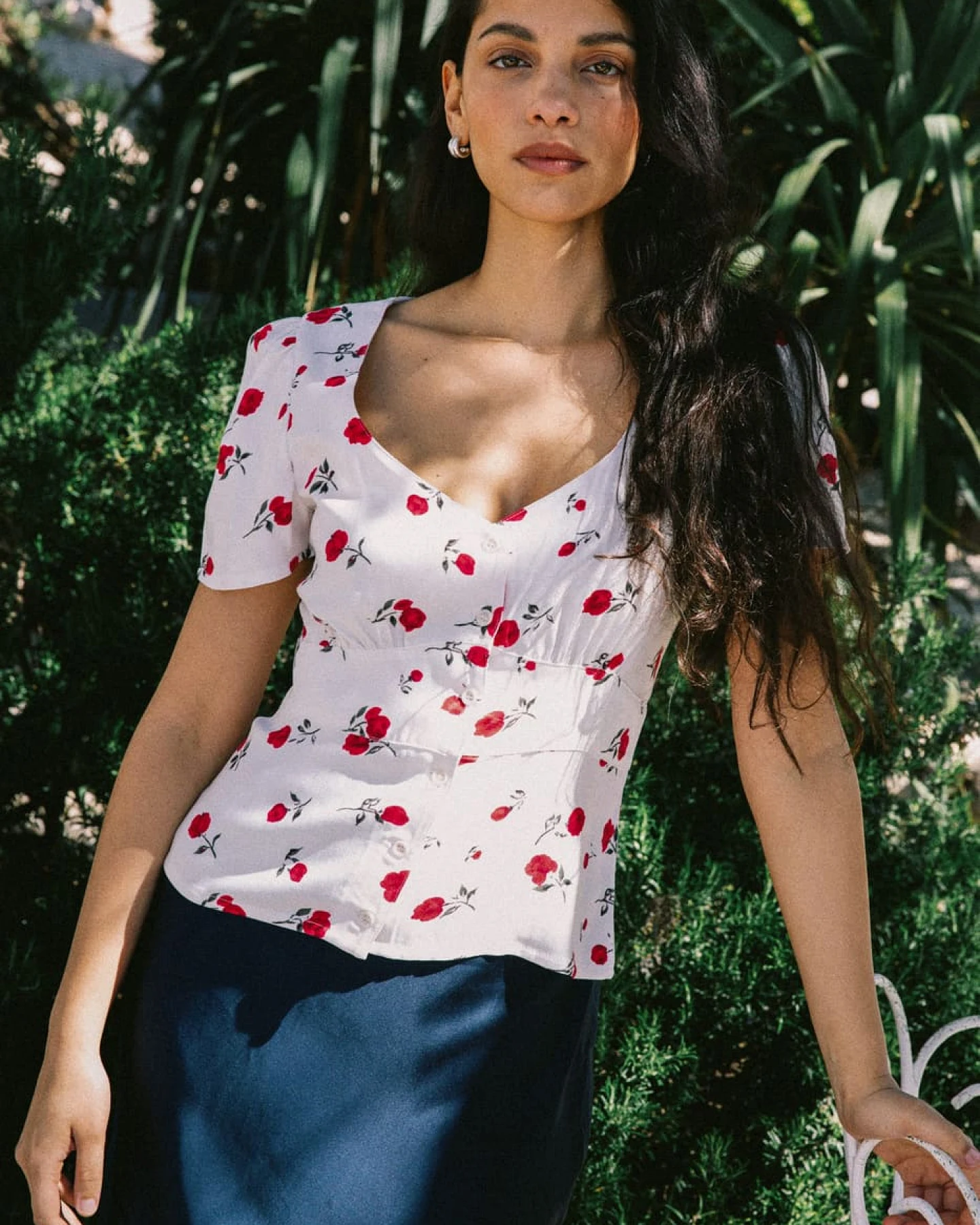 Avani Damen vegan Bluse Althea Weiß – Ansicht 2