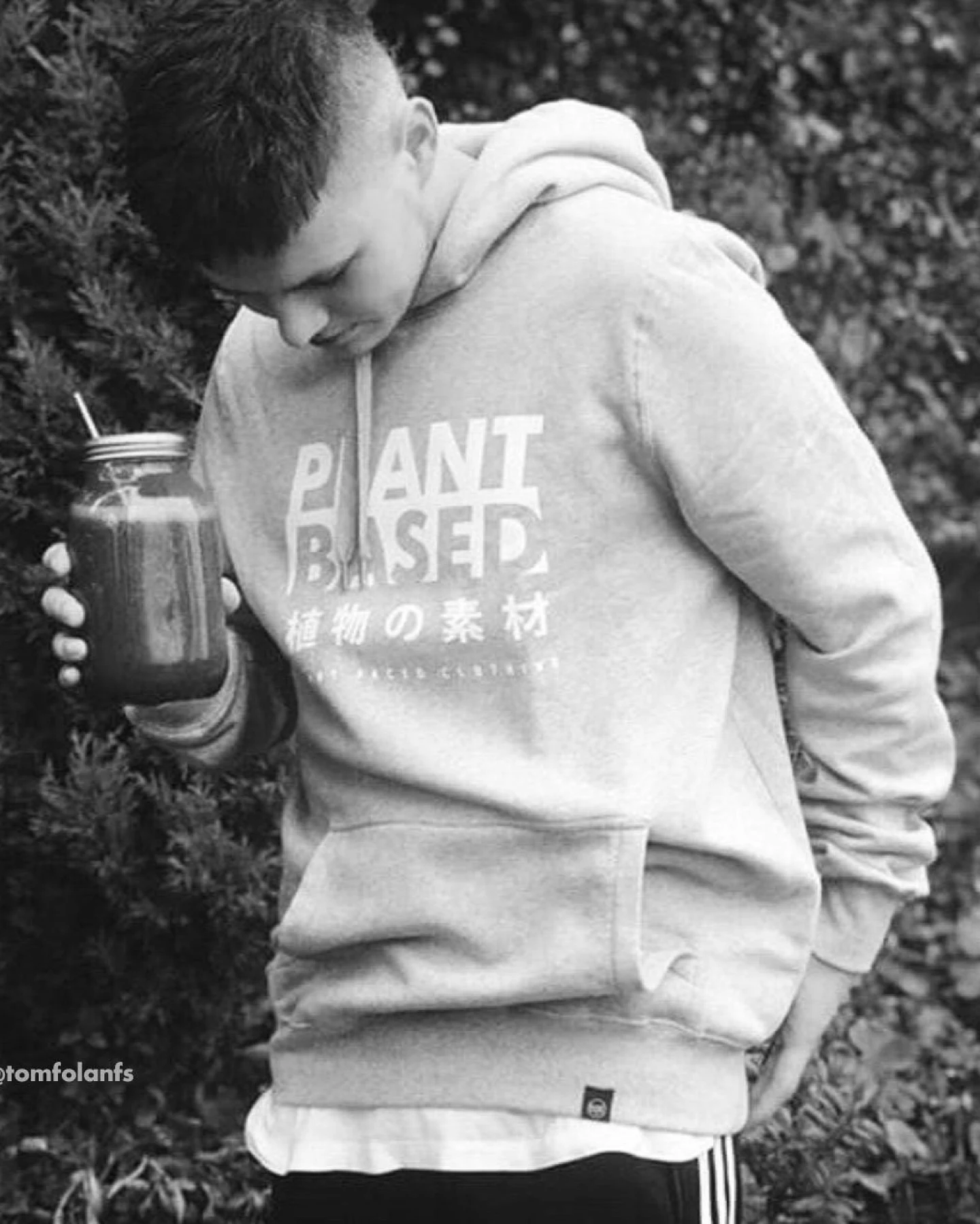 Plant Faced Clothing Damen vegan Plant Based Kanji Unisex Hoodie – Ansicht 2