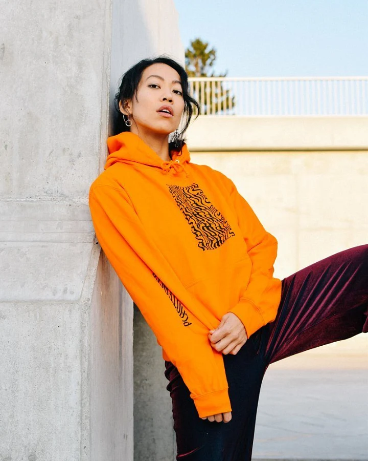 Plant Faced Clothing Damen vegan Illusions Hoodie Stop Eating Animals
