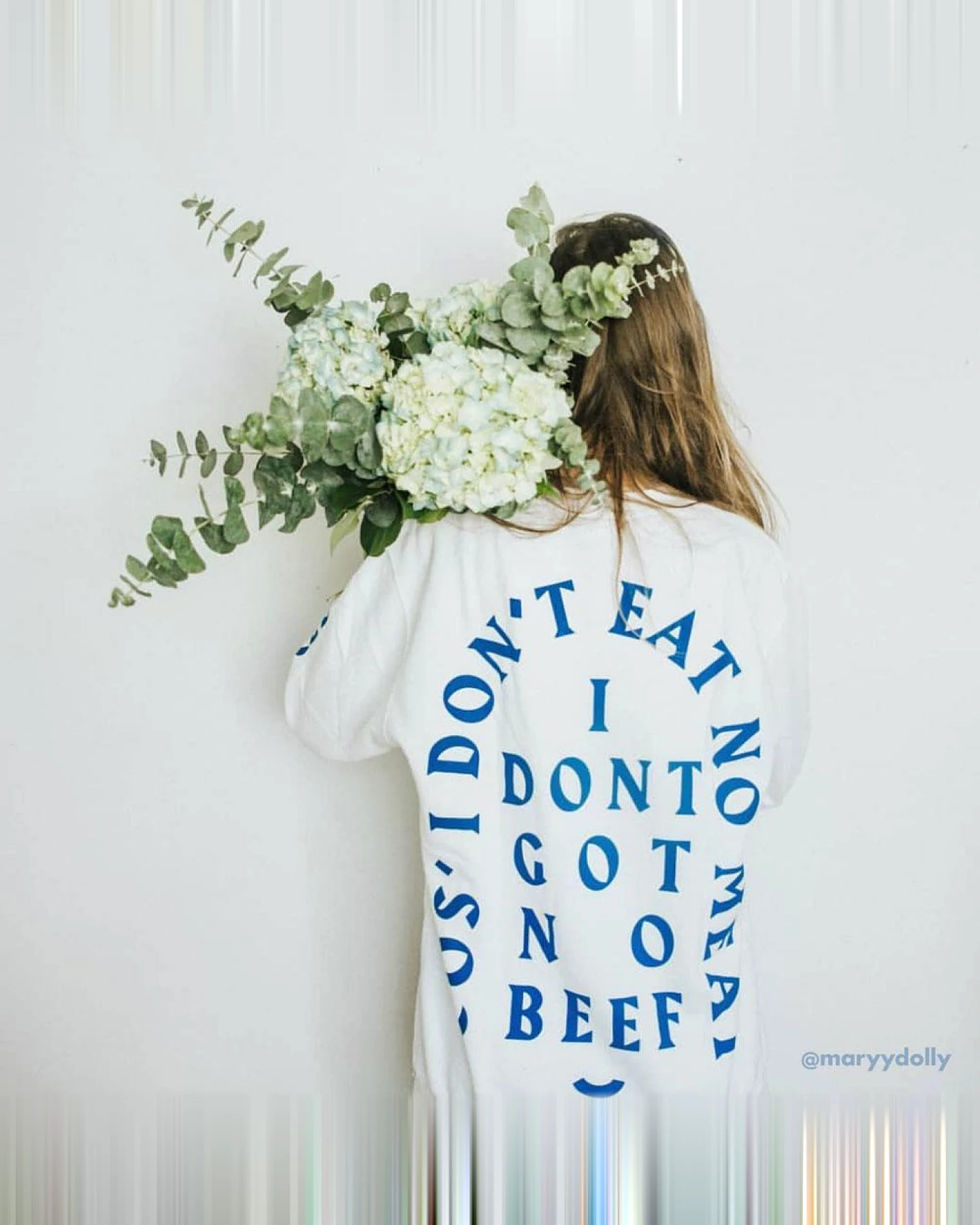 Plant Faced Clothing Damen vegan No Beef Sweater Unisex – Ansicht 2