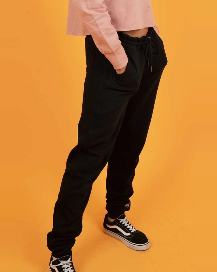 Plant Faced Clothing Damen vegan The Classics Jogginghose Schwarz