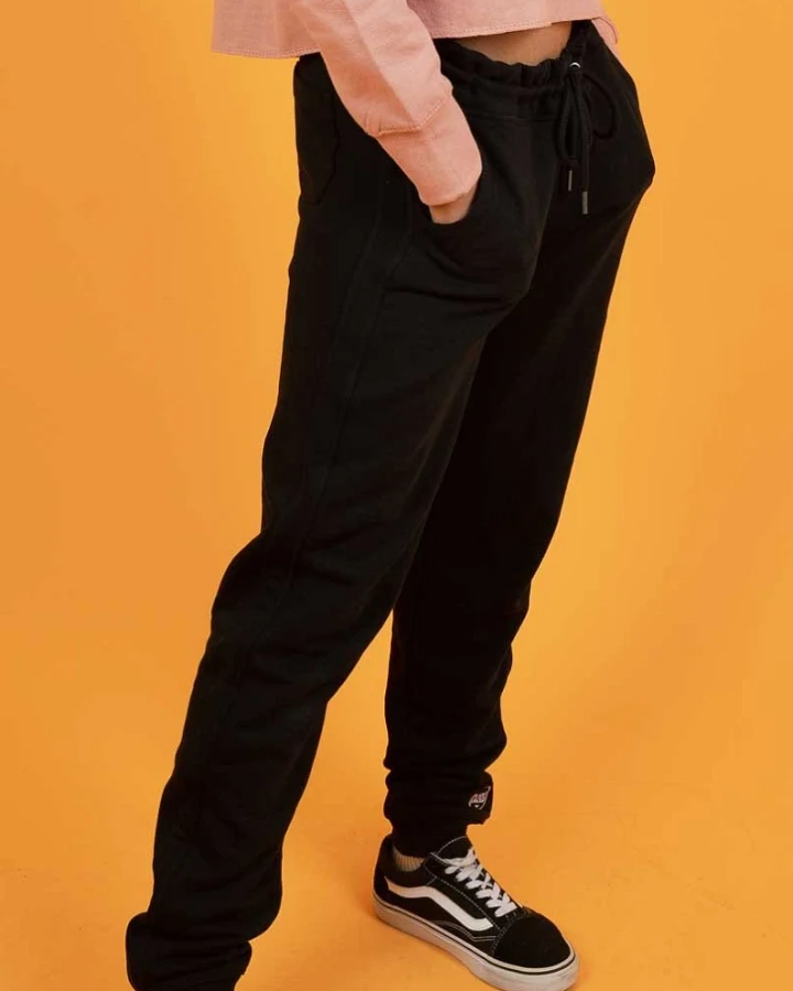 Plant Faced Clothing Damen vegan The Classics Jogginghose Schwarz