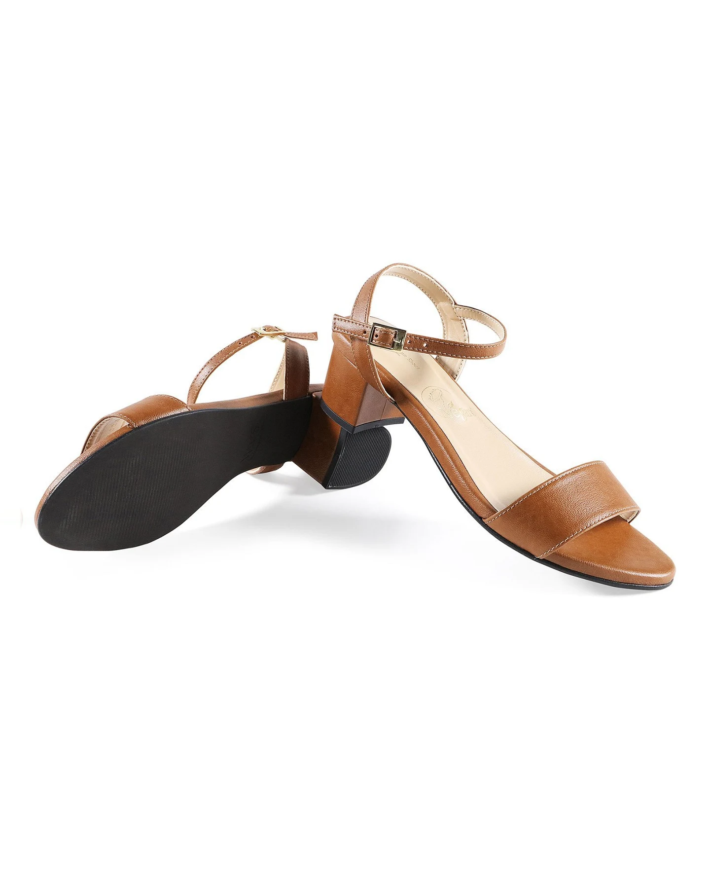Will's Vegan Store Damen vegan Sandalen City Braun – Ansicht 2