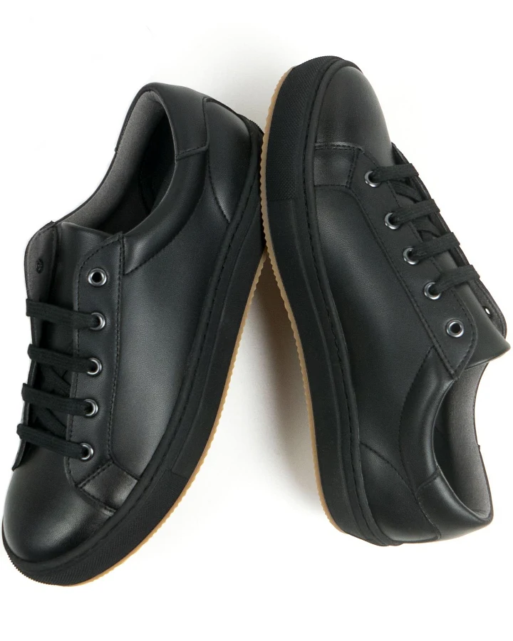 Will's Vegan Store Damen vegan Sneaker Ny Schwarz