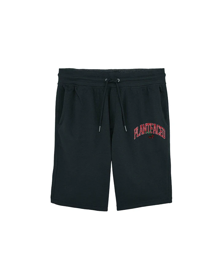 Plant Faced Clothing Herren vegan Shorts Jogginghose Schwarz