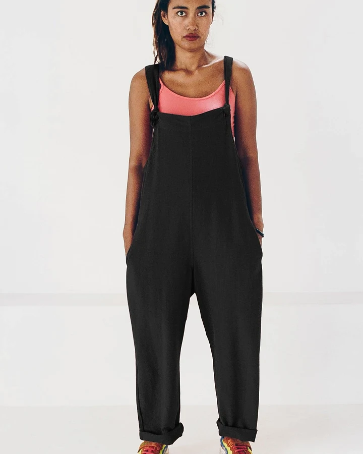 The Driftwood Tales Damen vegan Broekpak - zwart