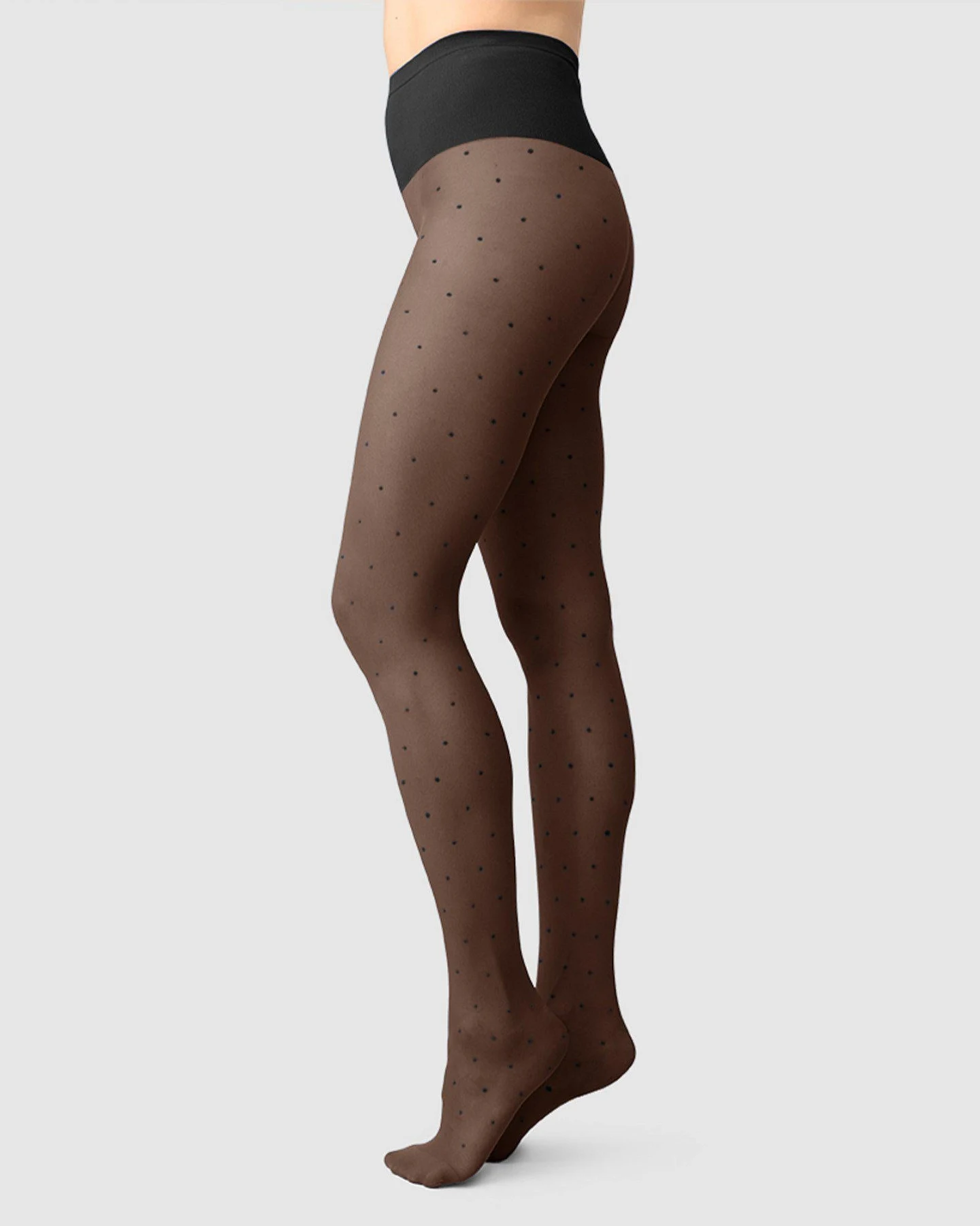 Swedish Stockings Damen vegan Favoritenset: Doris, Svea & Bea Kniestrümpfe Schwarz – Ansicht 2